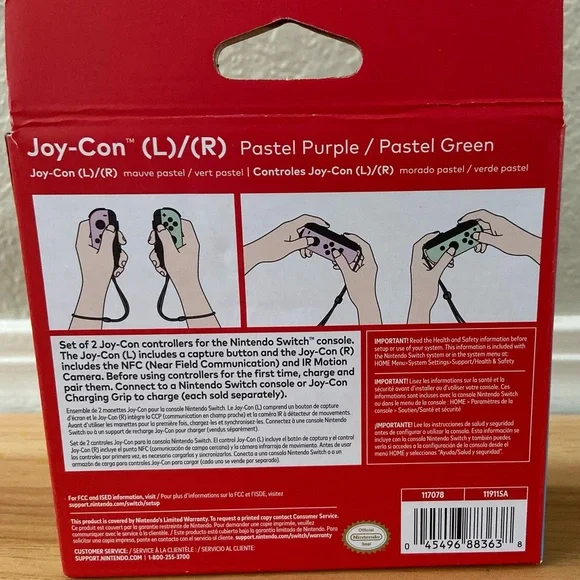 Nintendo Joy-Con Pair - Pastel Purple & Pastel Green - Picture 3 of 3